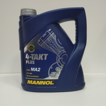 Масло моторное Mannol 4T Plus MA2 4л. MN720244